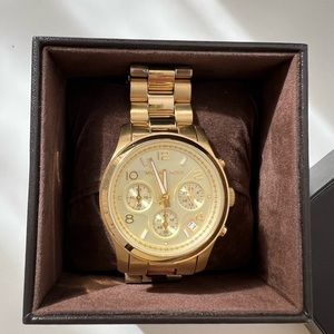 Michael Kors Gold Watch w/ box